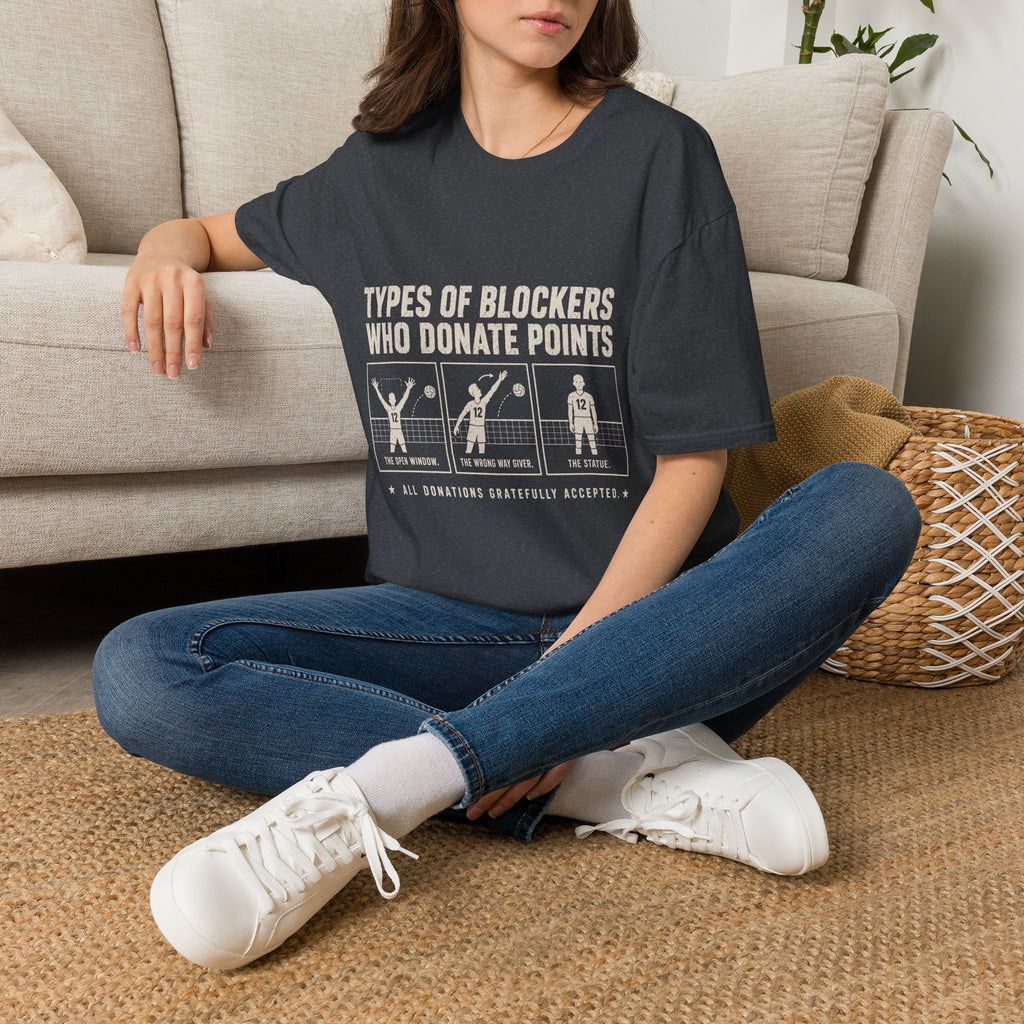 Types Of Blockers Volleyball T-Shirt