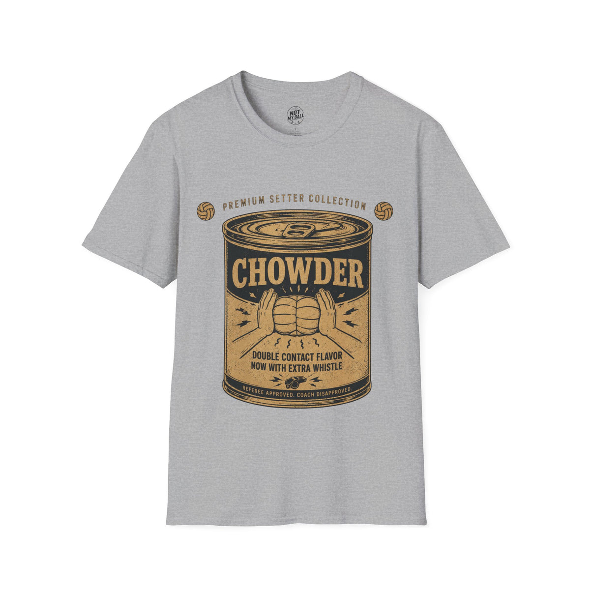 Chowder Can Volleyball T-Shirt