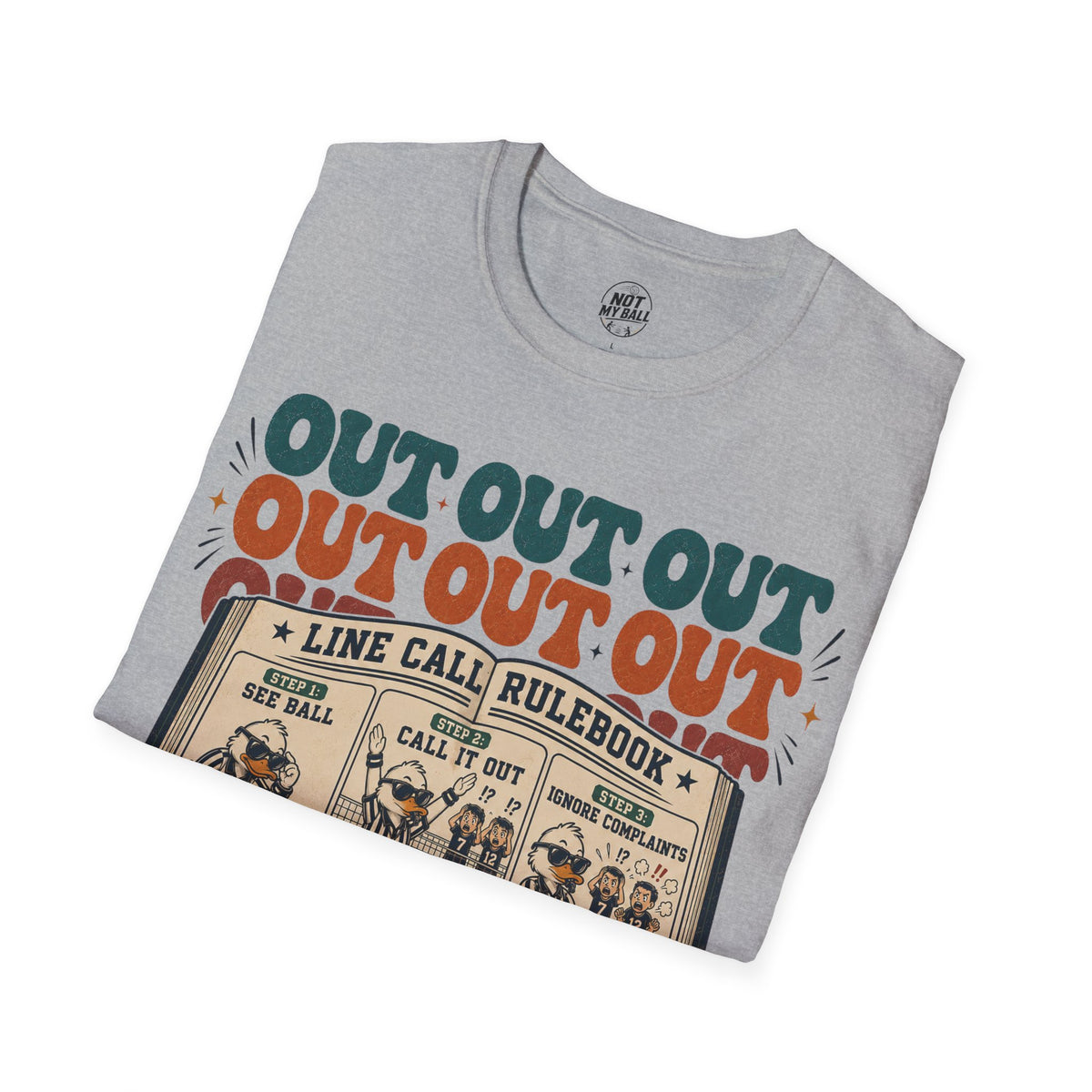 Line Call Rulebook Volleyball T-Shirt