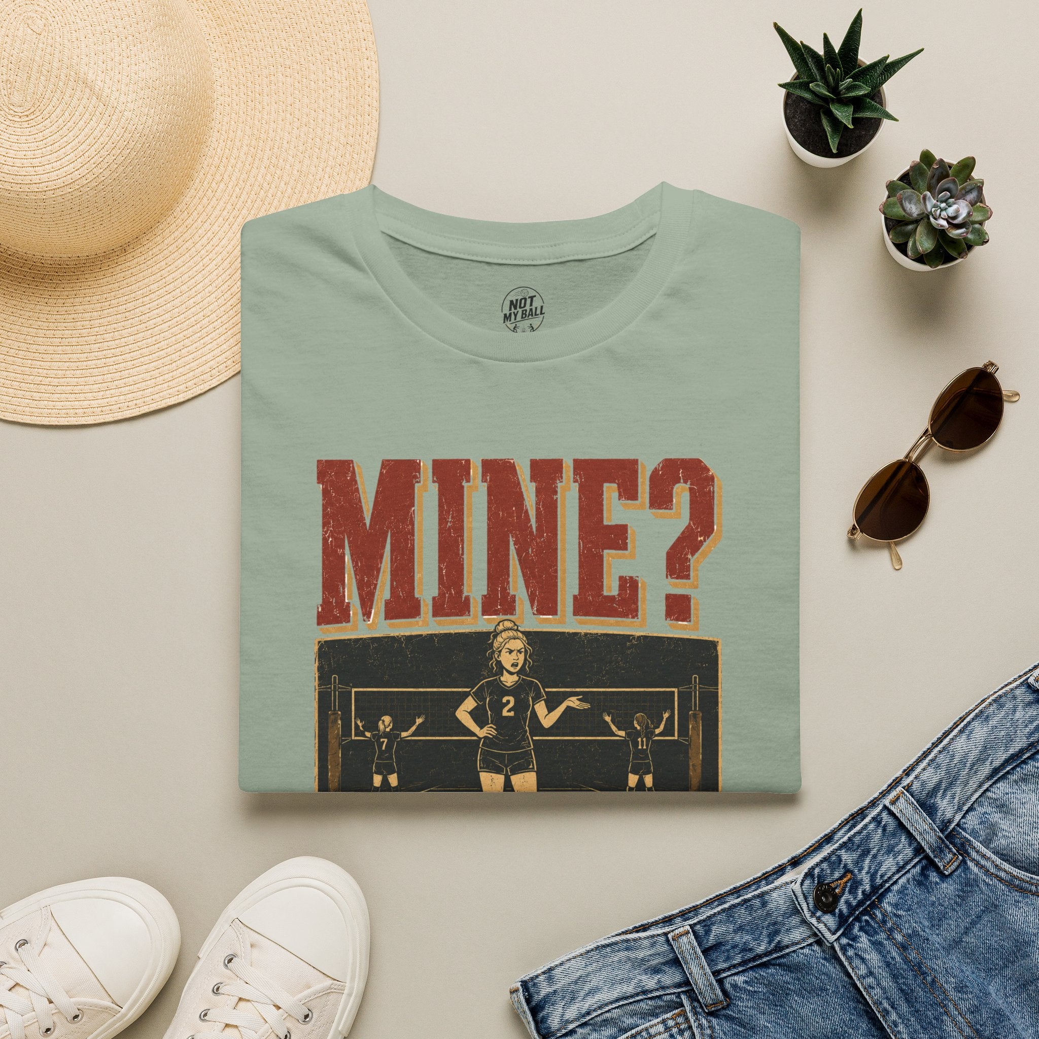 Mine Nope Volleyball T-Shirt
