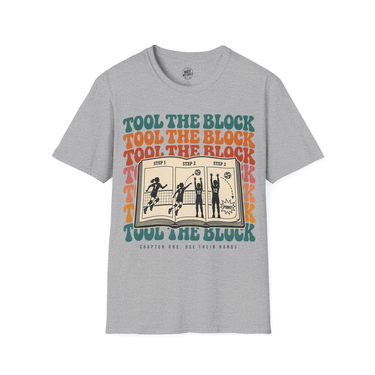 Tool The Block Book Volleyball T-Shirt