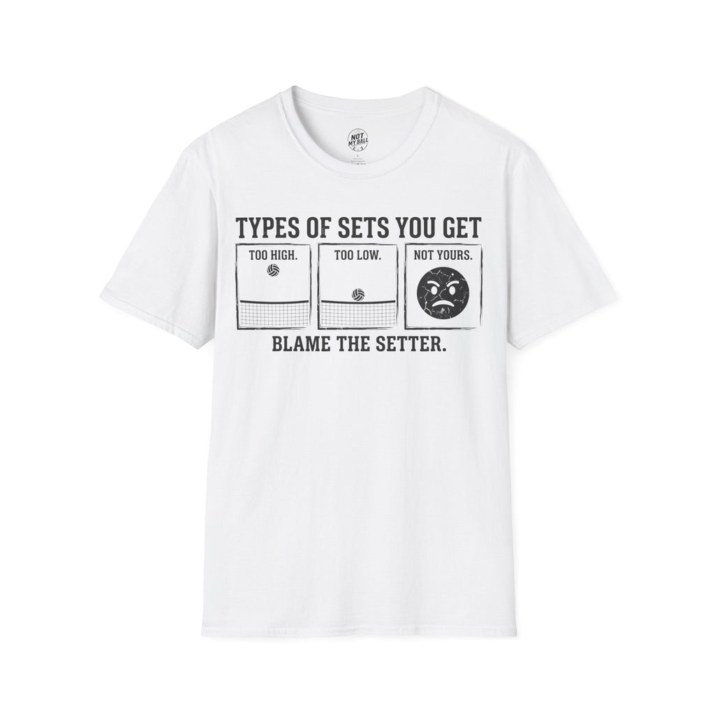 Types of Set Volleyball T-Shirt