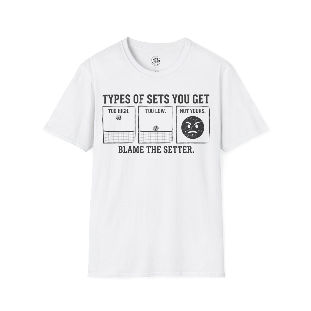 Types of Set Volleyball T-Shirt