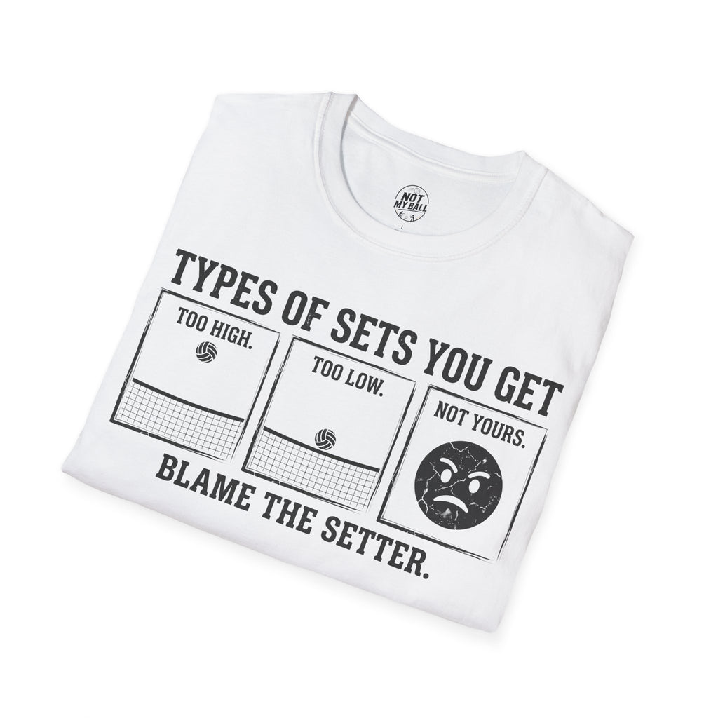 Types of Set Volleyball T-Shirt
