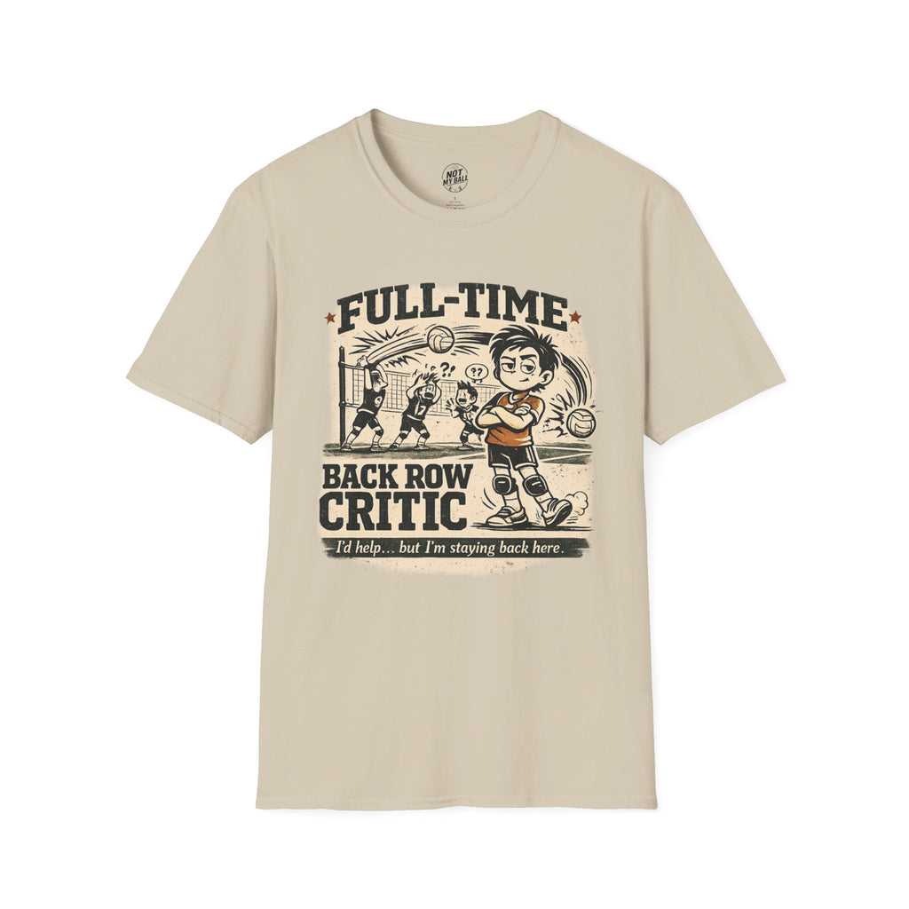 FT Back Row Critic Volleyball T-Shirt