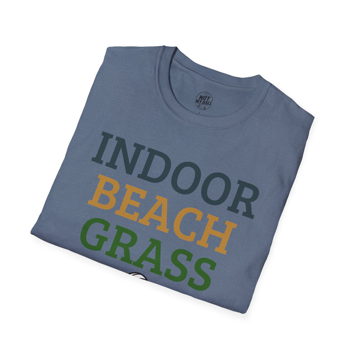 Indoor Beach Grass Volleyball T-Shirt