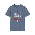 I Just Work Here Volleyball T-Shirt