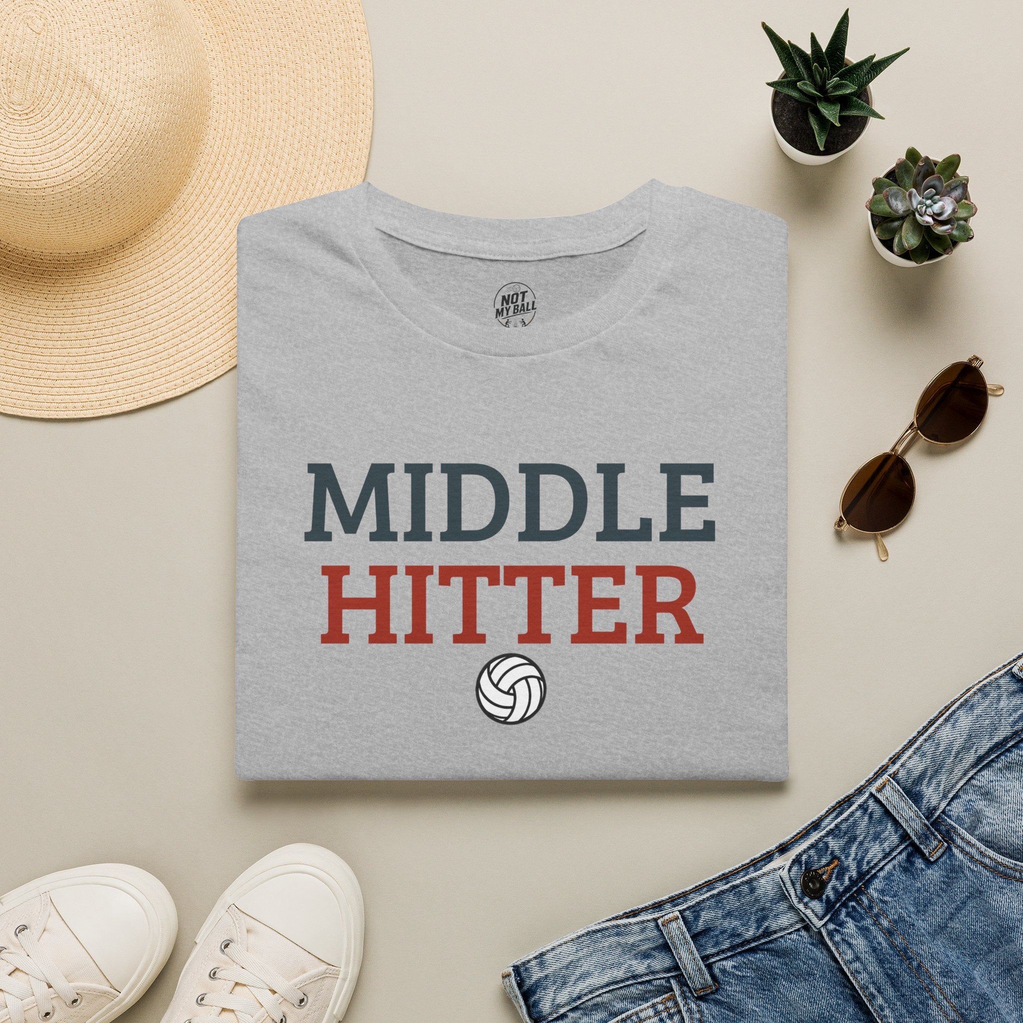 Middle Hitter Volleyball T-Shirt