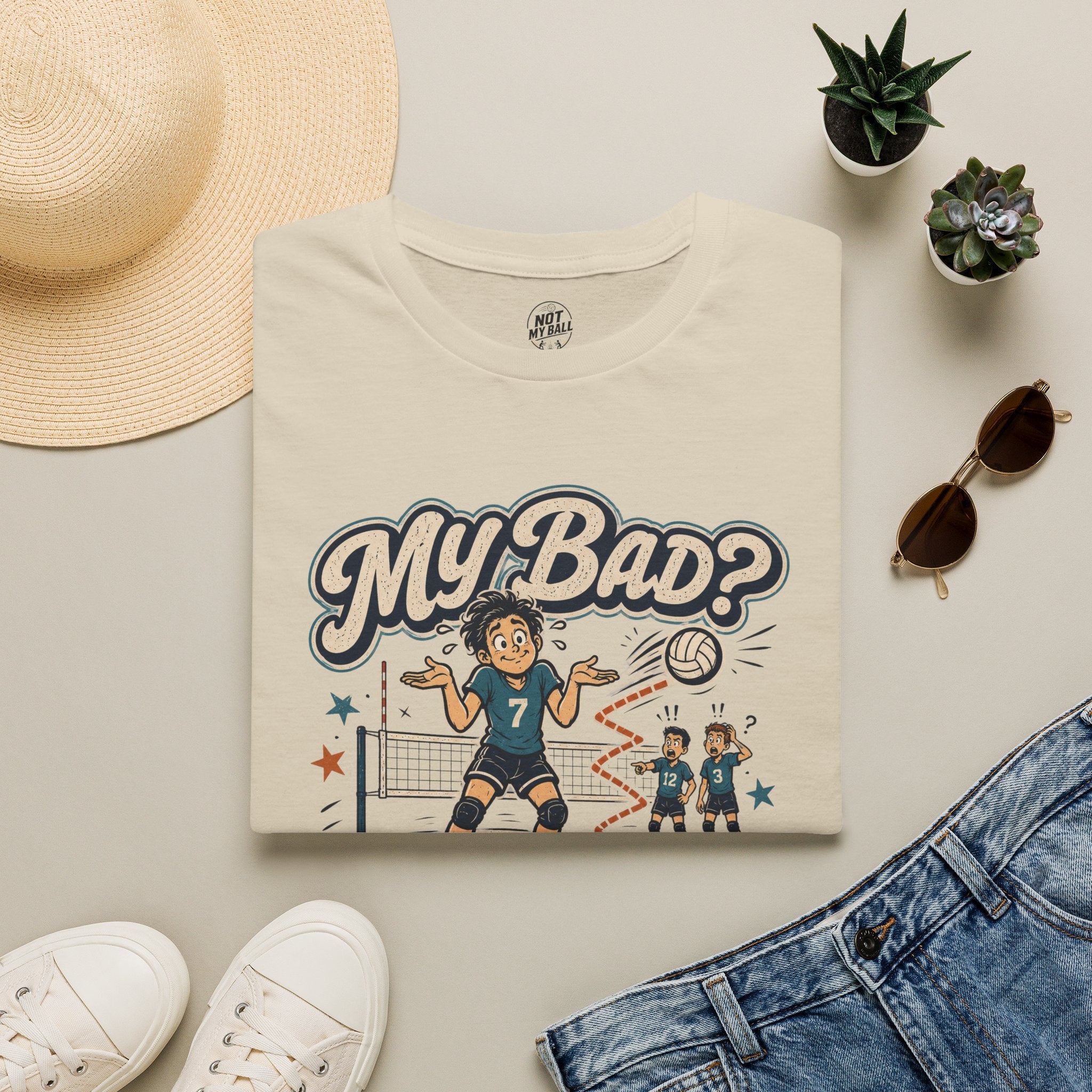 My Bad Debatable - Boys Volleyball T-Shirt