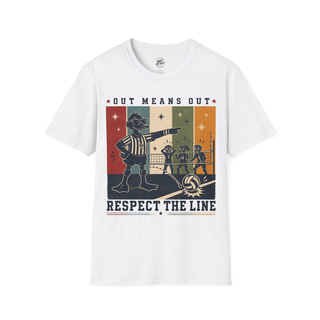 Respect The Line Volleyball T-Shirt