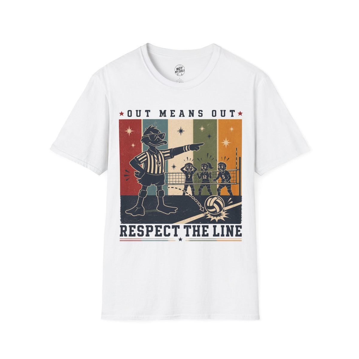 Respect The Line Volleyball T-Shirt