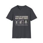 Types Of Blockers Volleyball T-Shirt