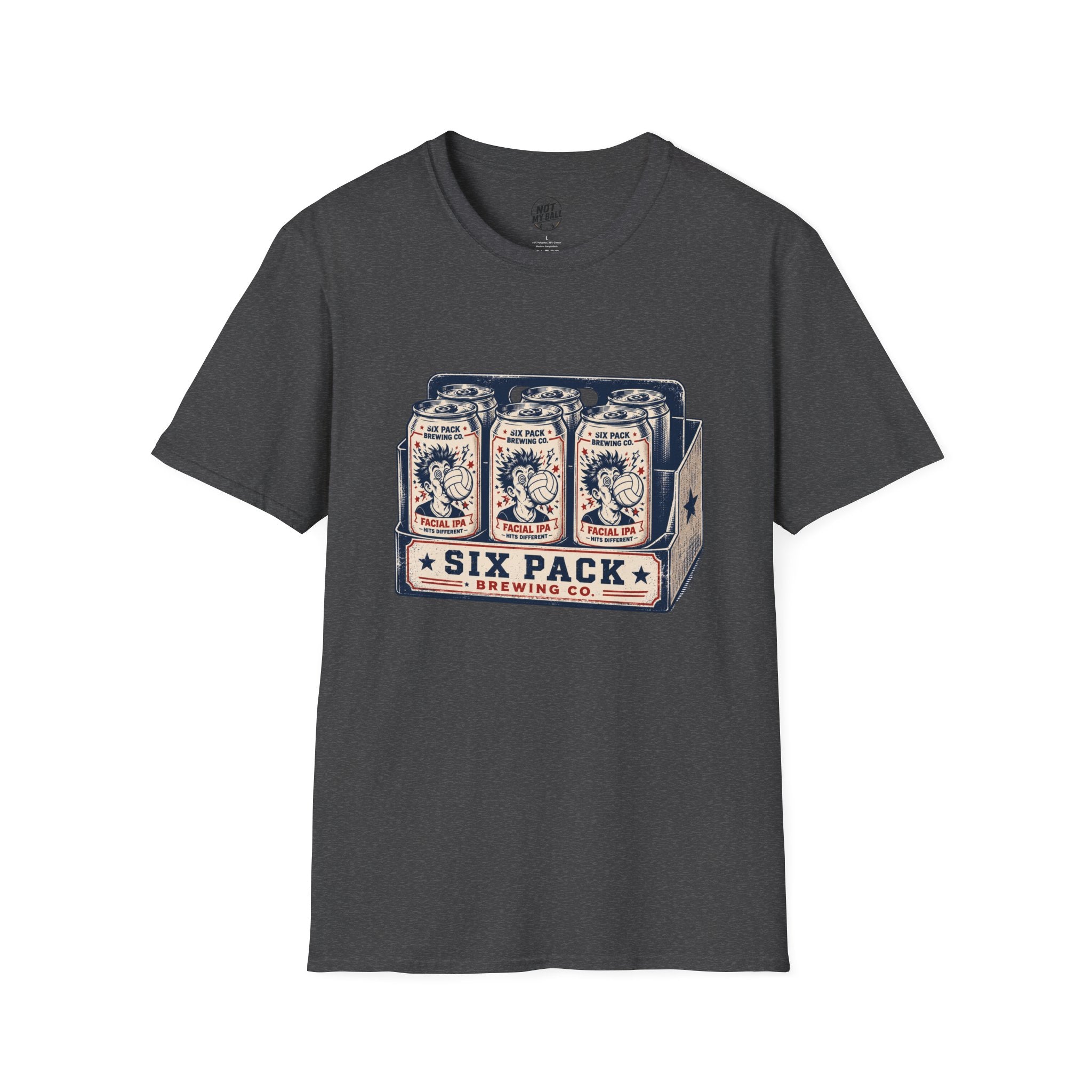 Six Pack IPA Volleyball T-Shirt