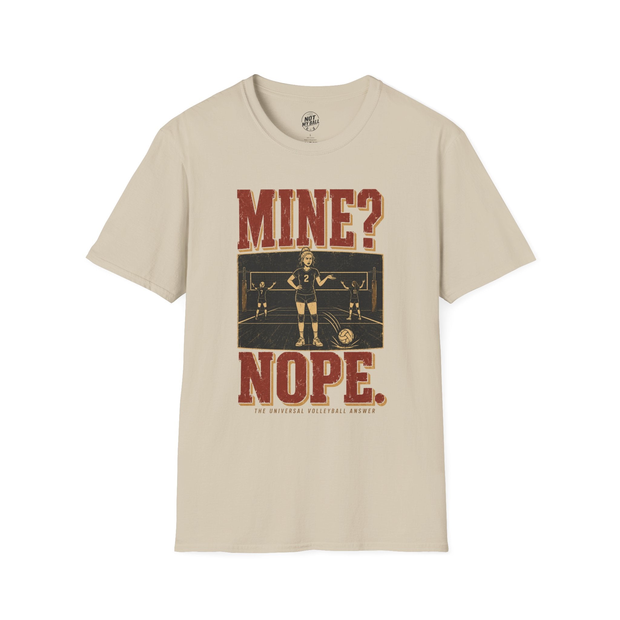 Mine Nope Volleyball T-Shirt