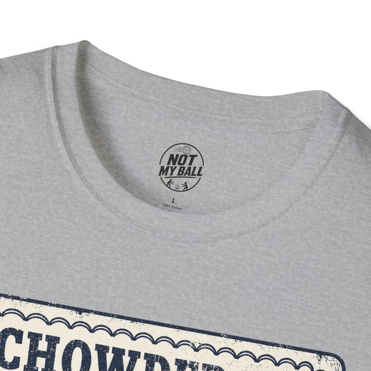 Chowder Menu Volleyball T-Shirt