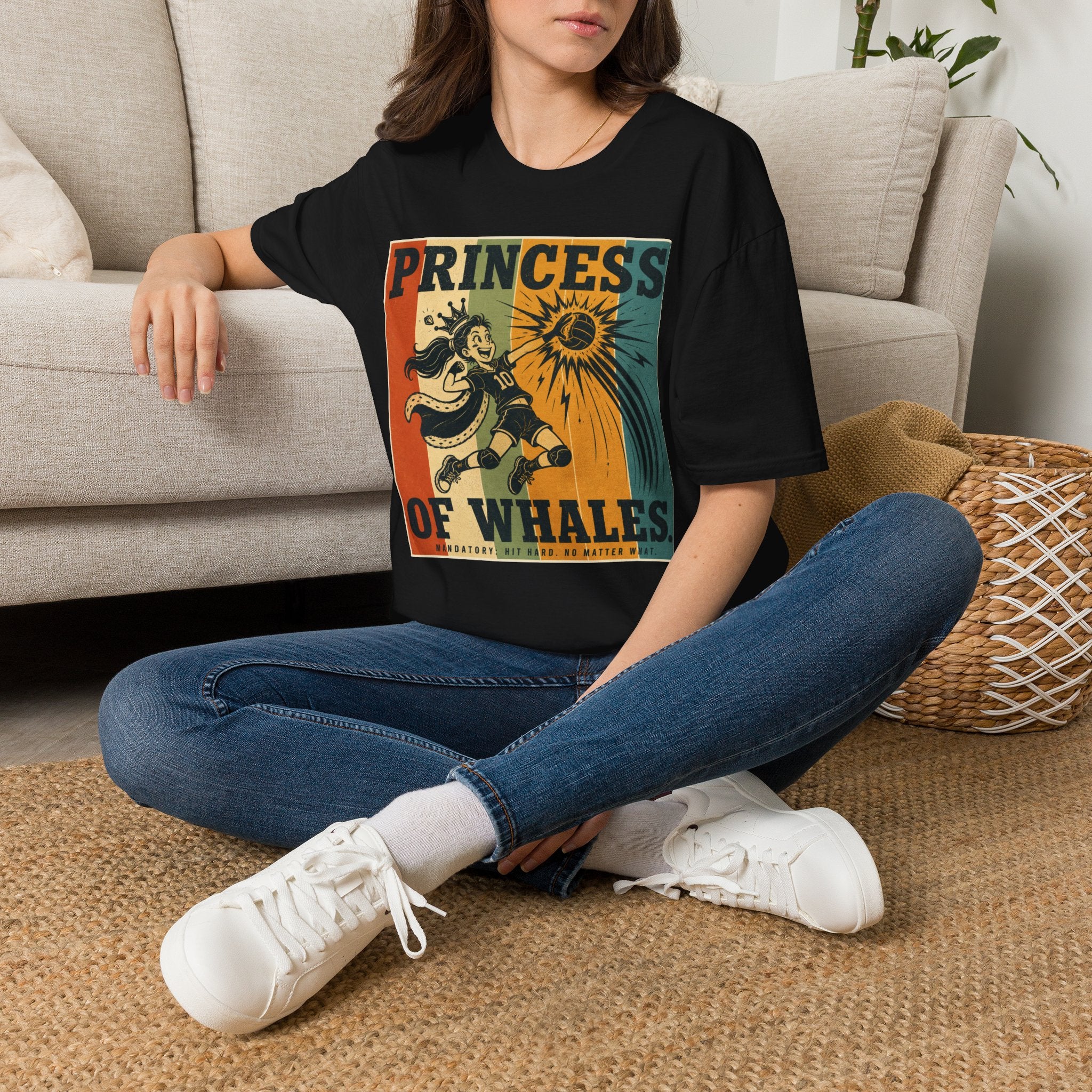 Princess of Whales Volleyball T-Shirt