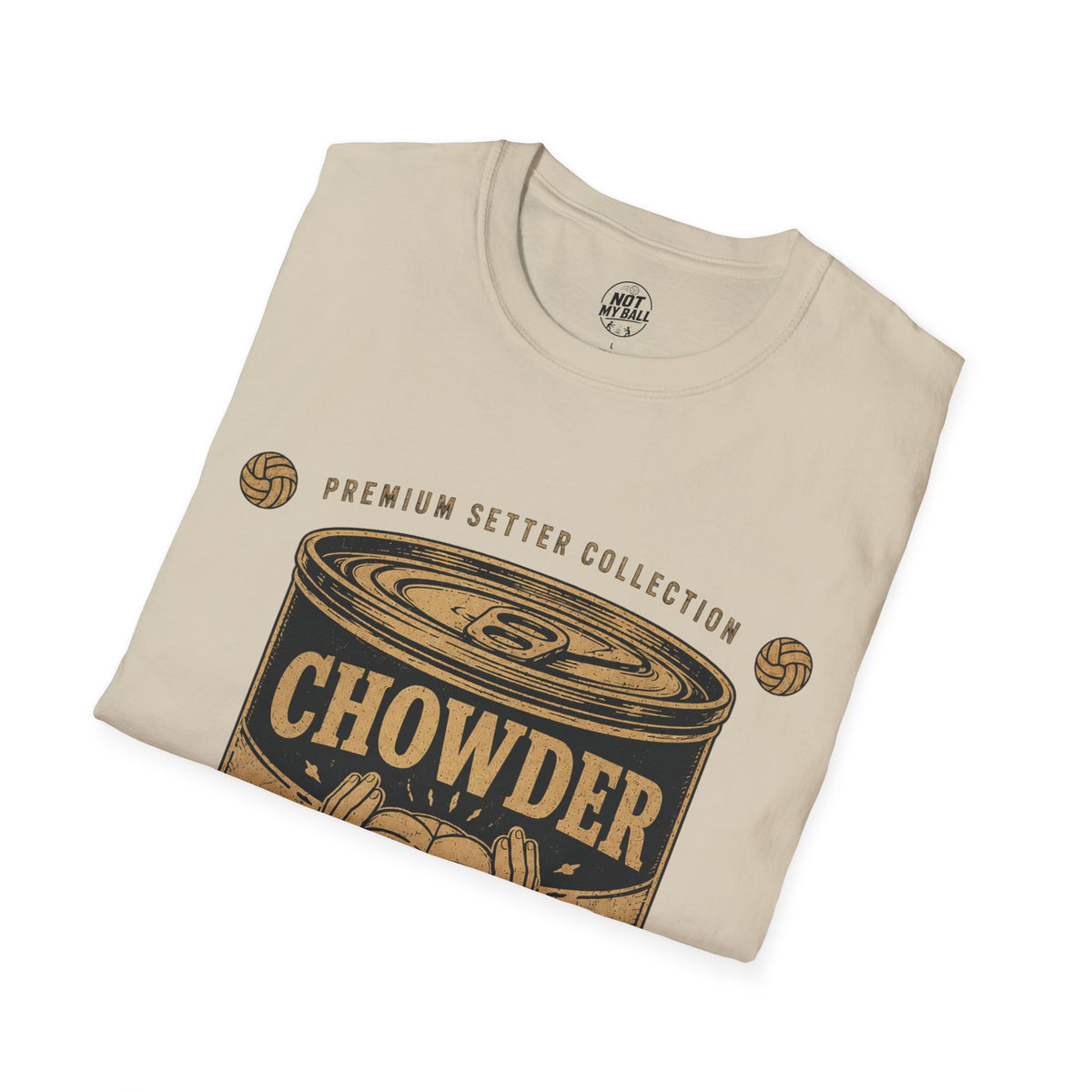 Chowder Can Volleyball T-Shirt