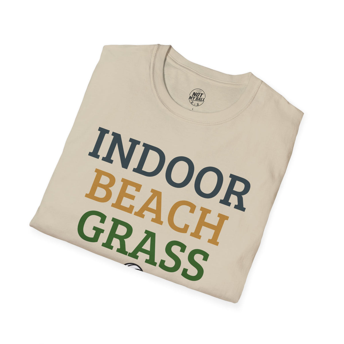 Indoor Beach Grass Volleyball T-Shirt