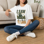 I Saw It Land - Mom Volleyball T-Shirt