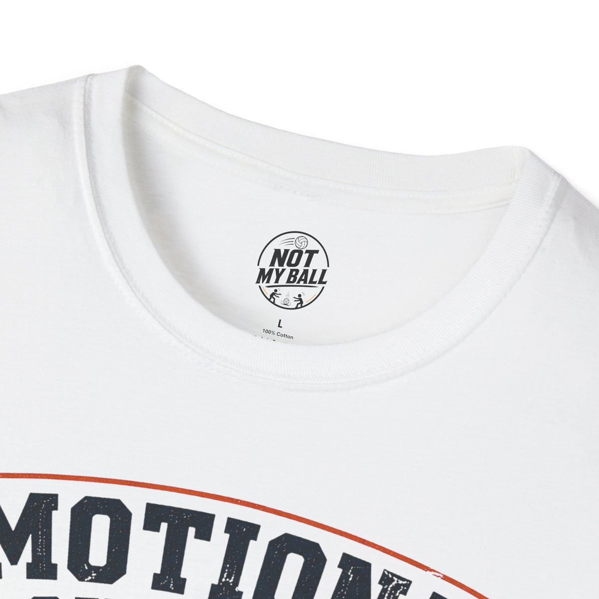 Emotional Support Volleyball T-Shirt