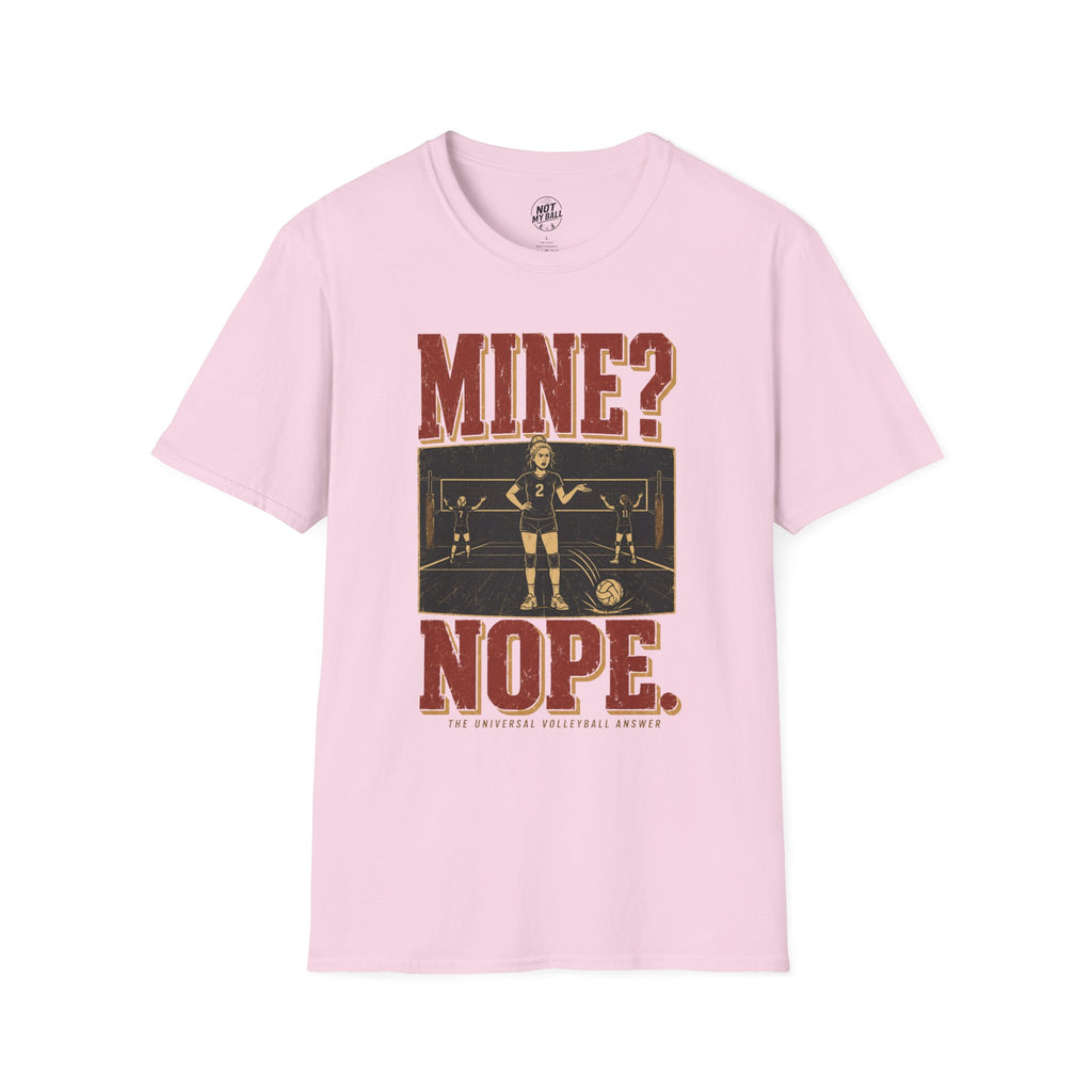 Mine Nope Volleyball T-Shirt