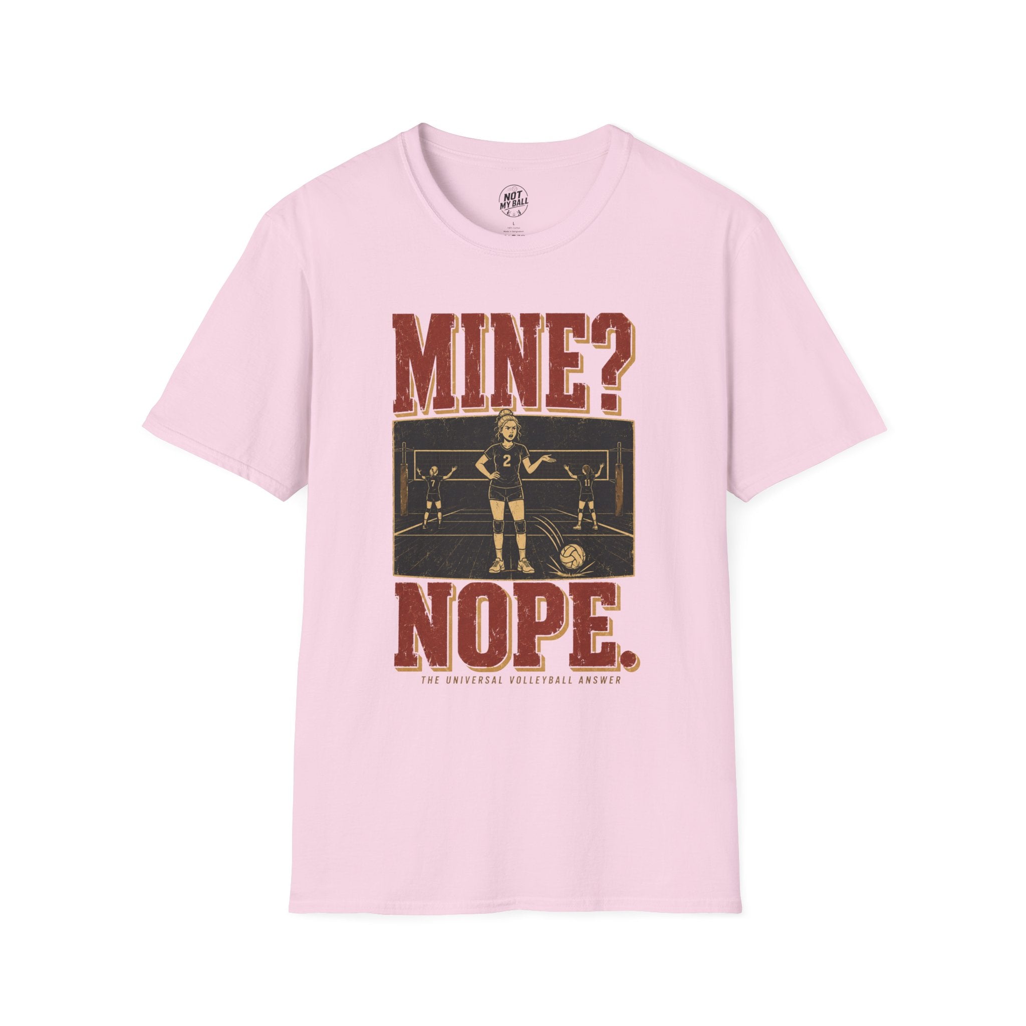 Mine Nope Volleyball T-Shirt