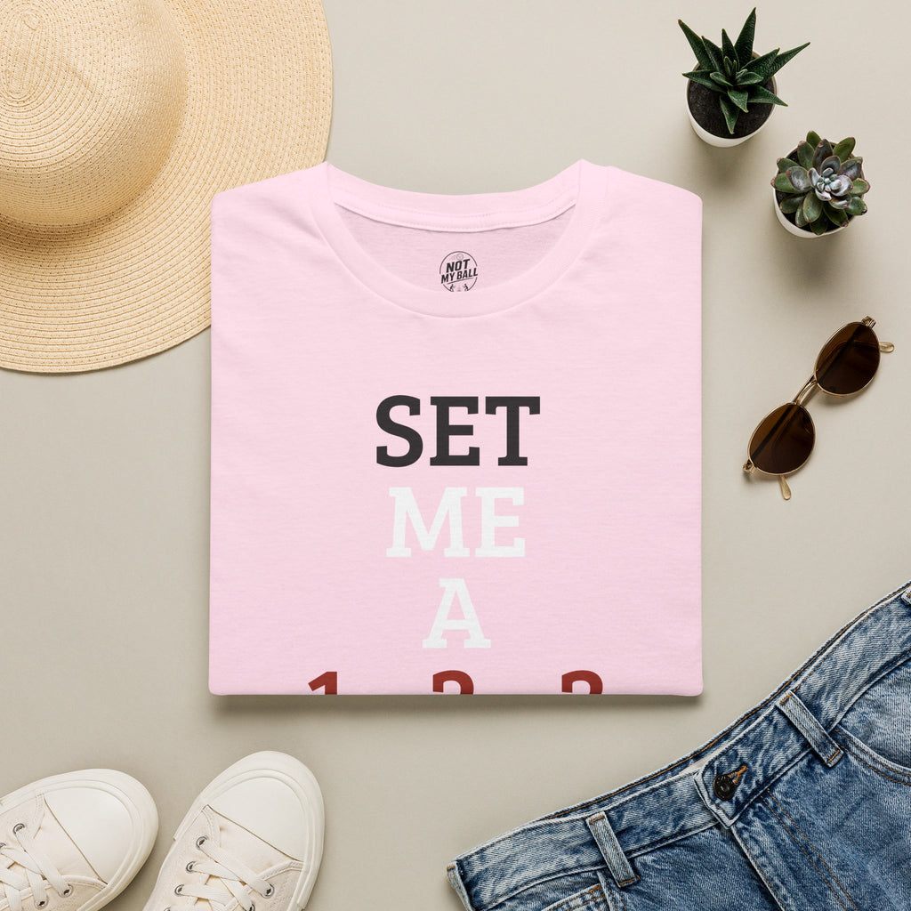 Set Me a 123 Volleyball T-Shirt
