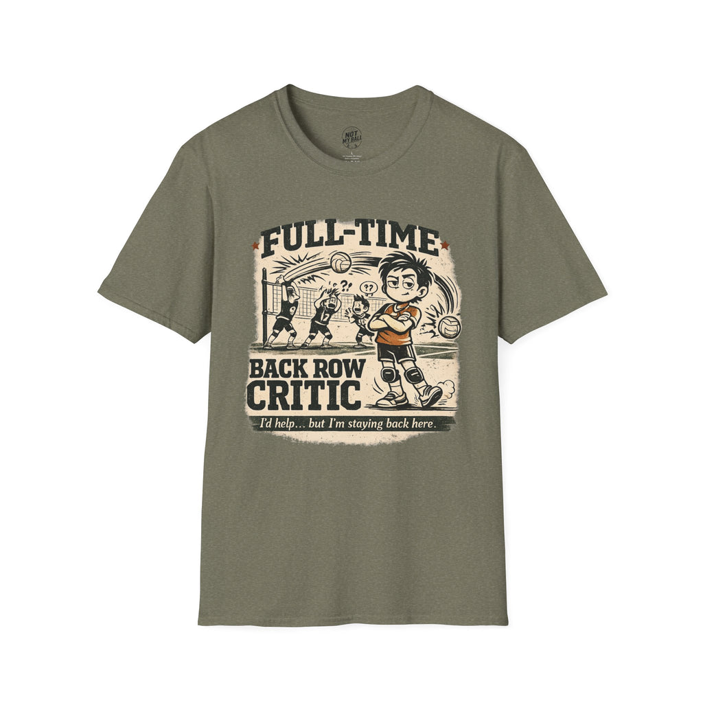 FT Back Row Critic Volleyball T-Shirt