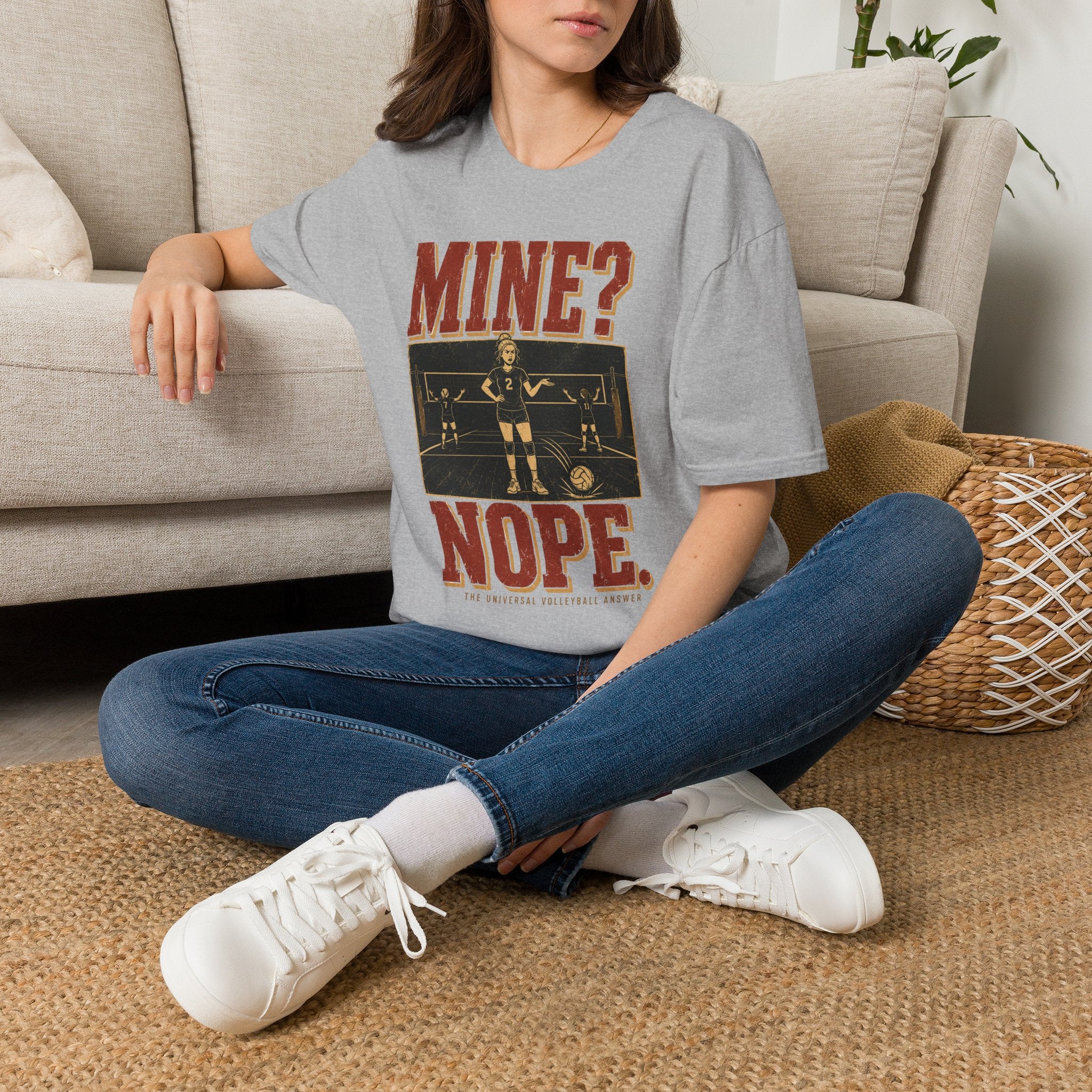 Mine Nope Volleyball T-Shirt