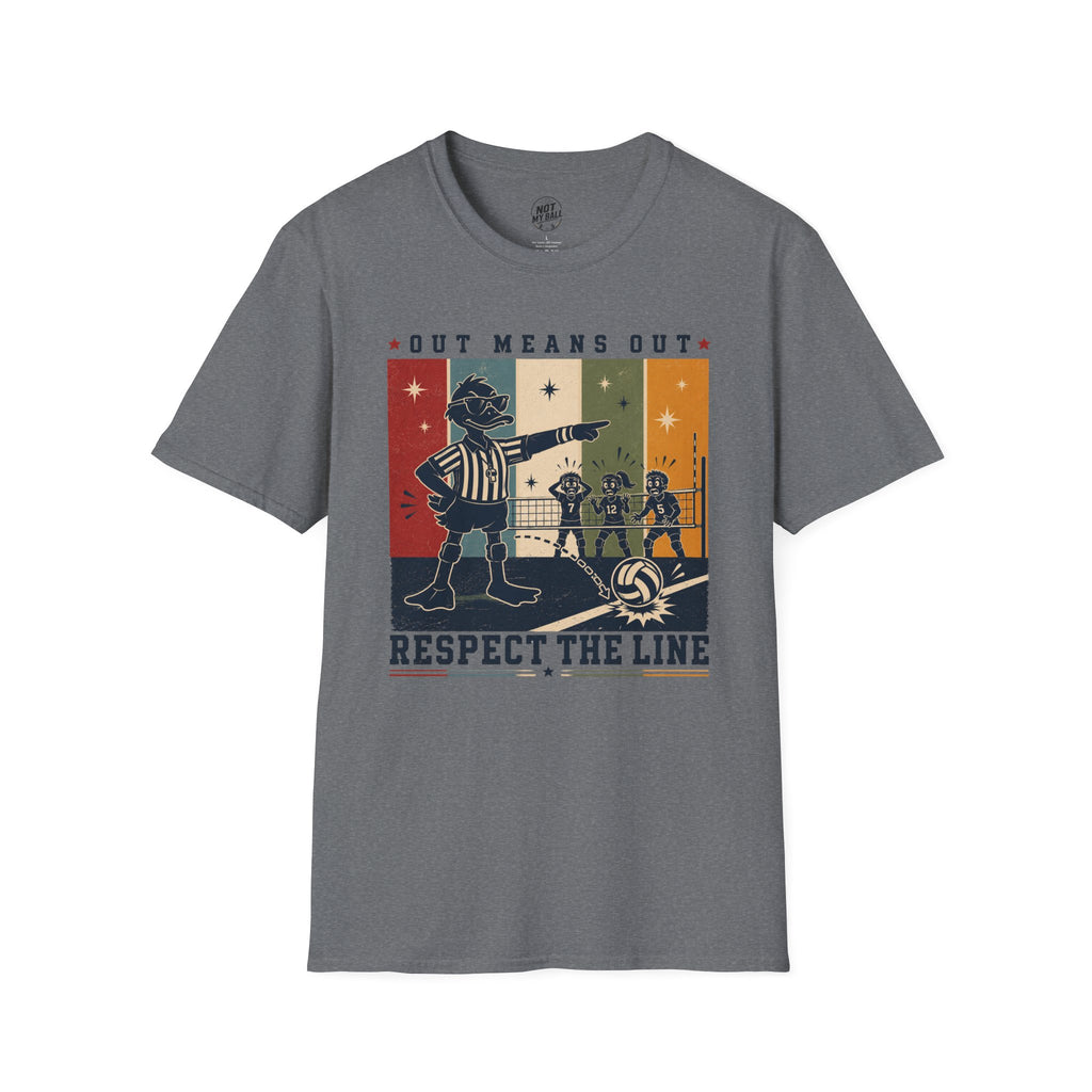 Respect The Line Volleyball T-Shirt