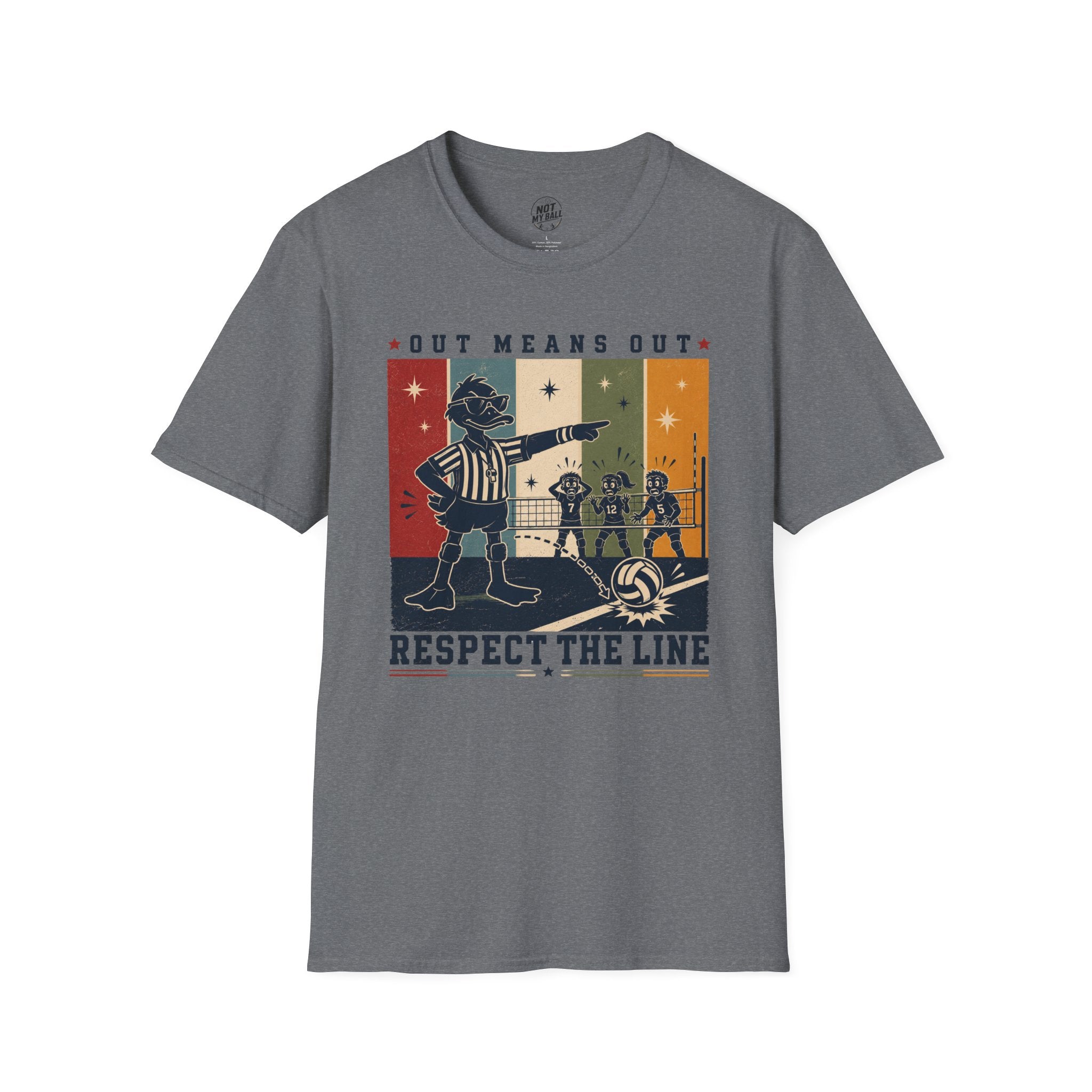 Respect The Line Volleyball T-Shirt