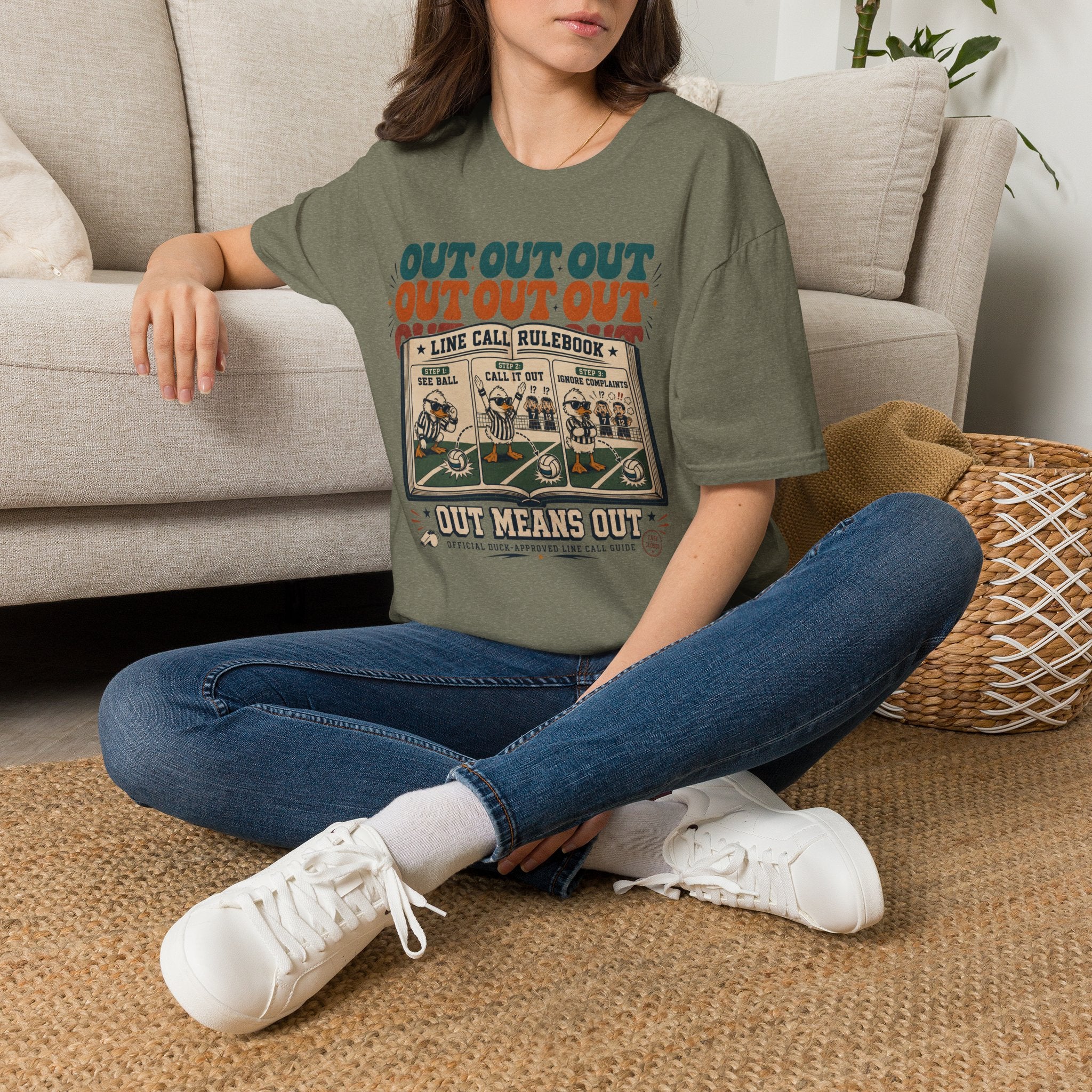 Line Call Rulebook Volleyball T-Shirt