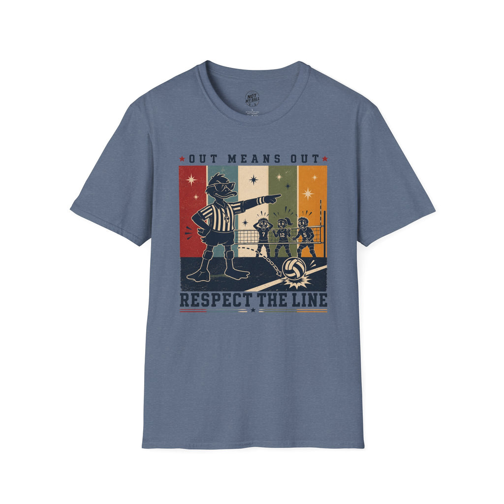 Respect The Line Volleyball T-Shirt