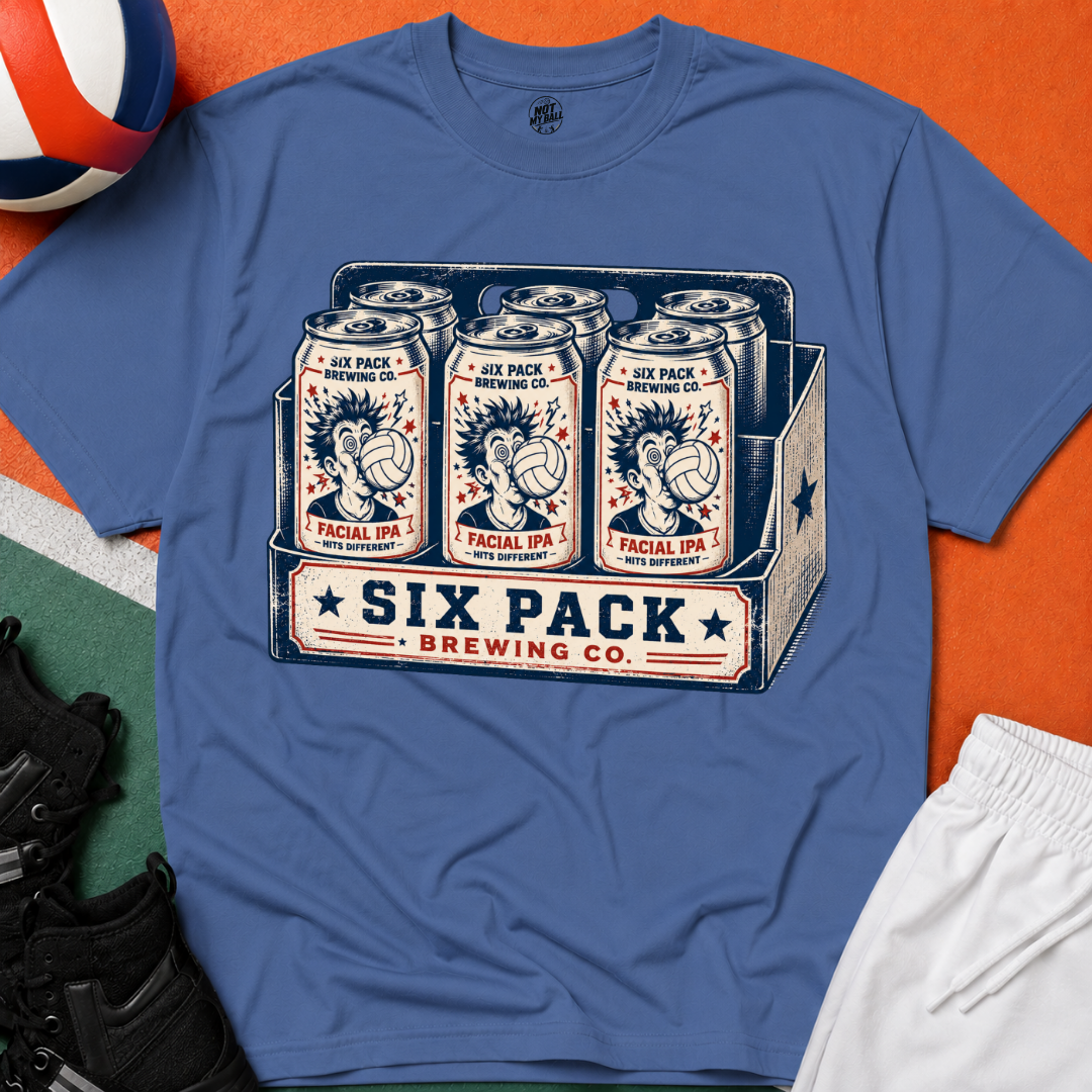Six Pack IPA Volleyball T-Shirt