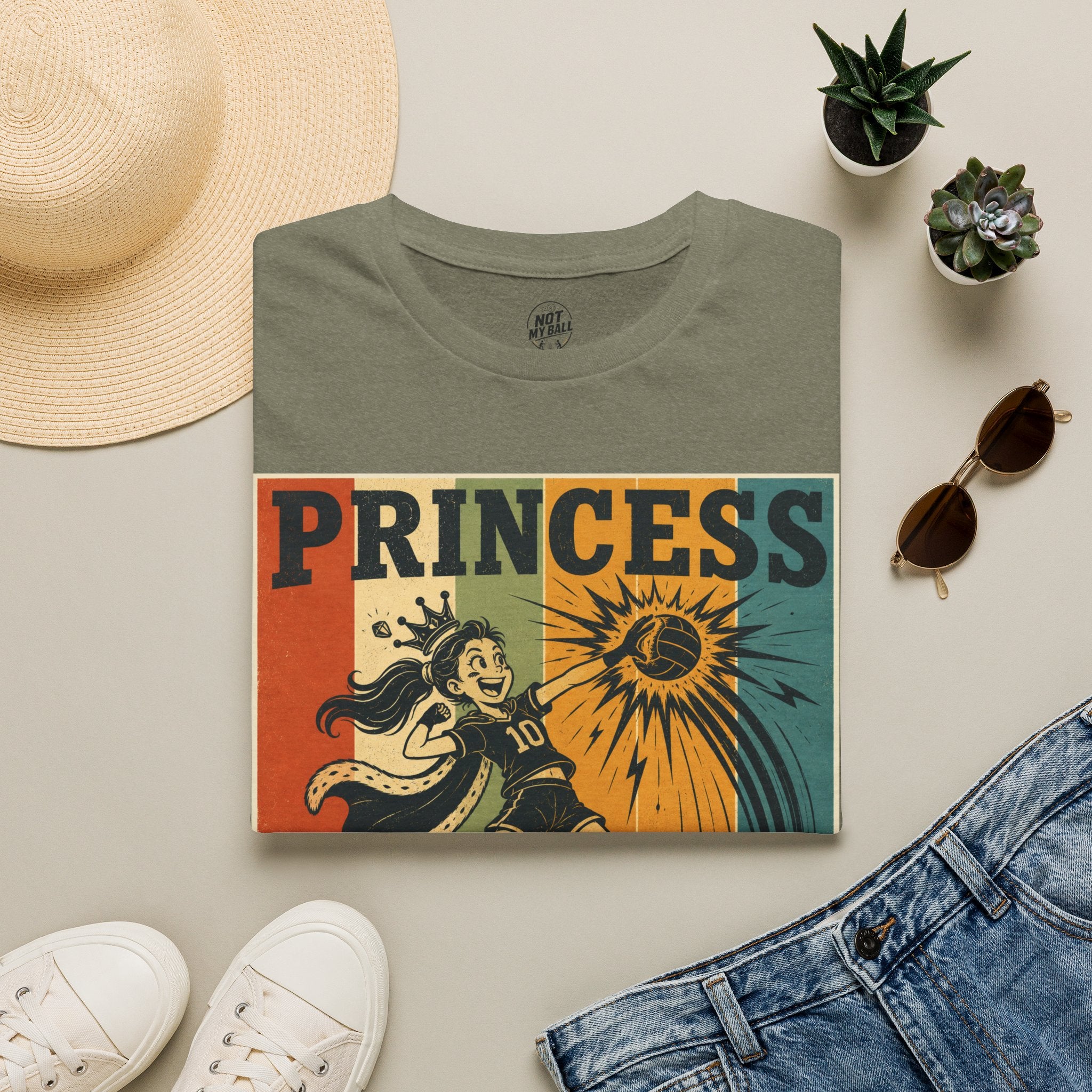 Princess of Whales Volleyball T-Shirt