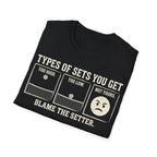 Types of Set Volleyball T-Shirt