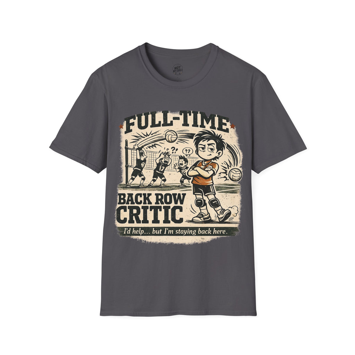 FT Back Row Critic Volleyball T-Shirt