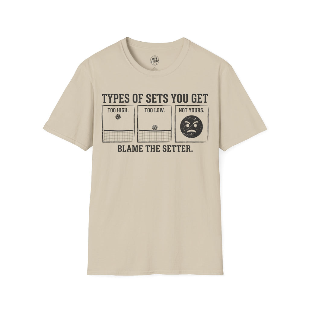 Types of Set Volleyball T-Shirt