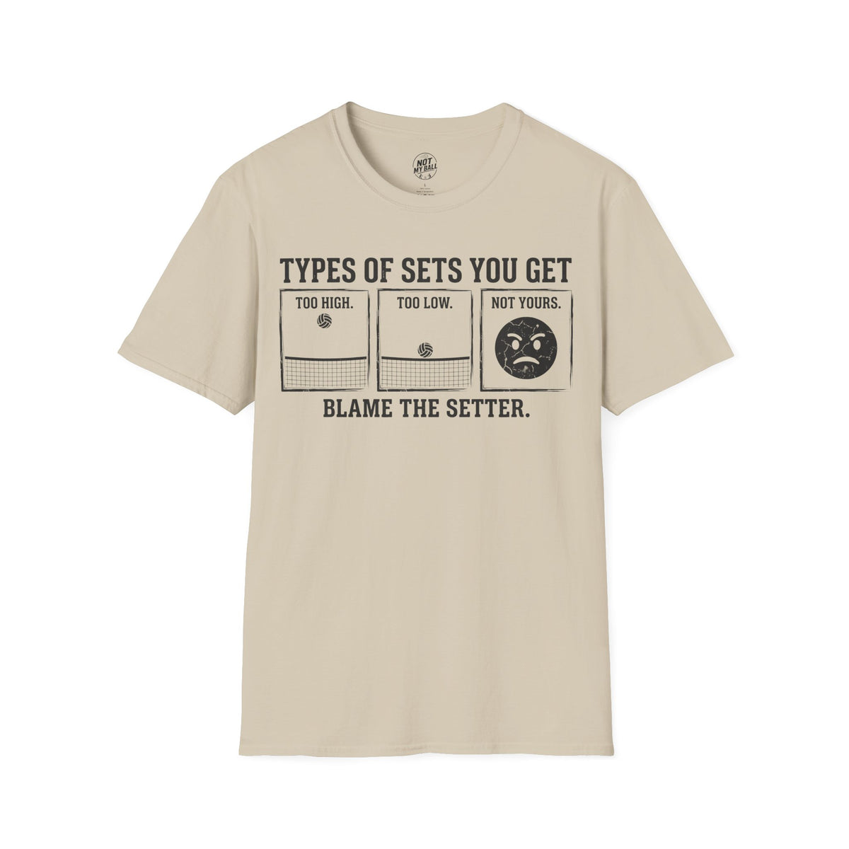 Types of Set Volleyball T-Shirt