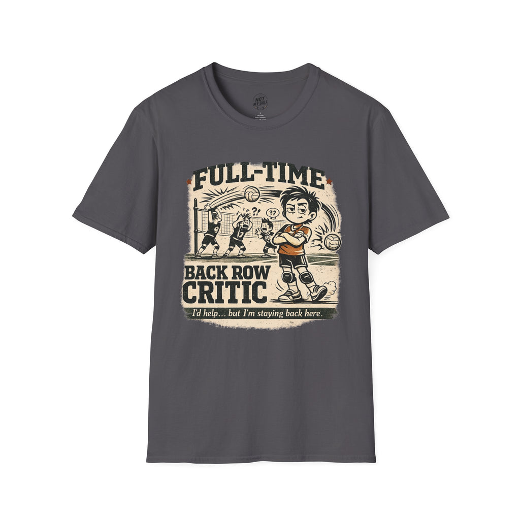 FT Back Row Critic Volleyball T-Shirt