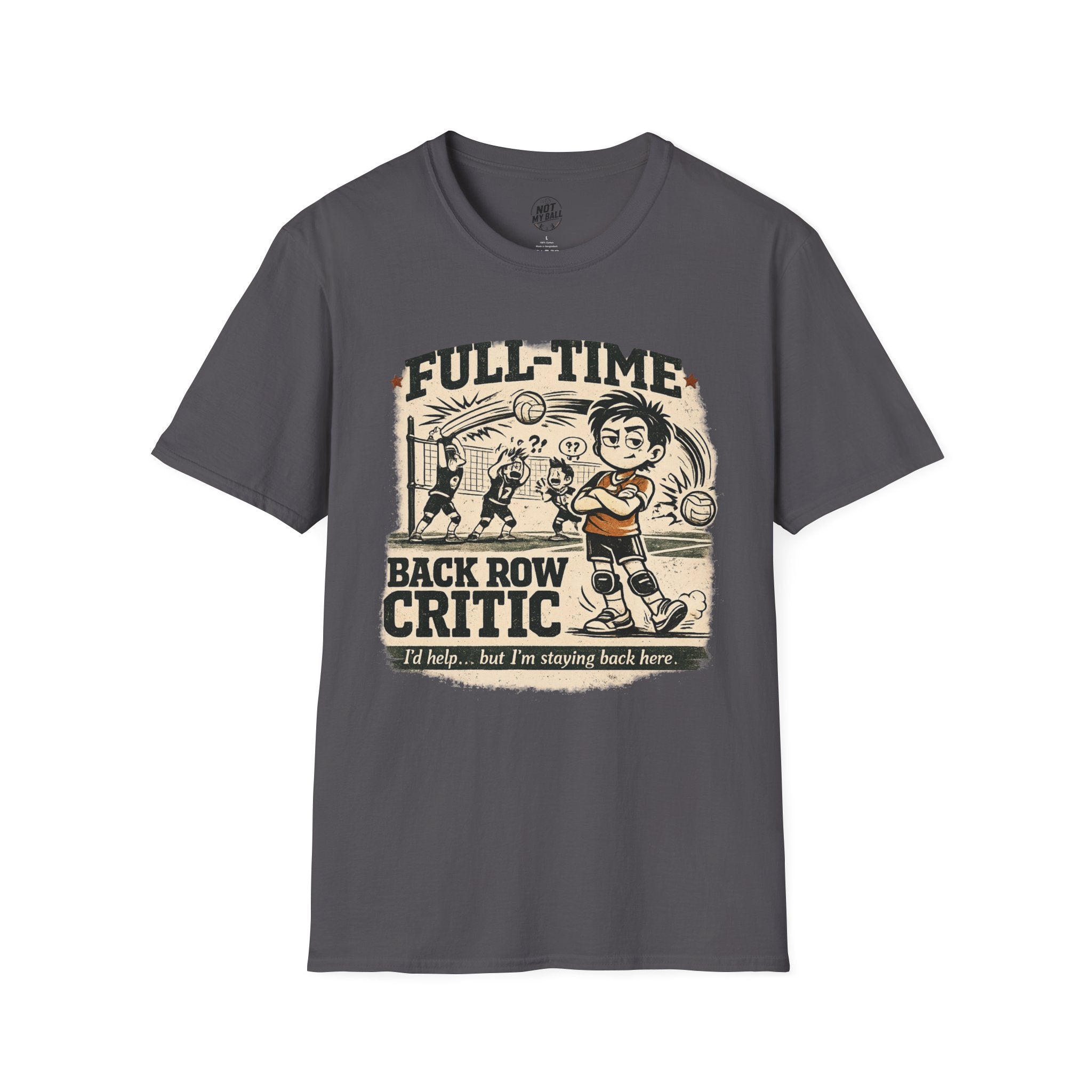 FT Back Row Critic Volleyball T-Shirt