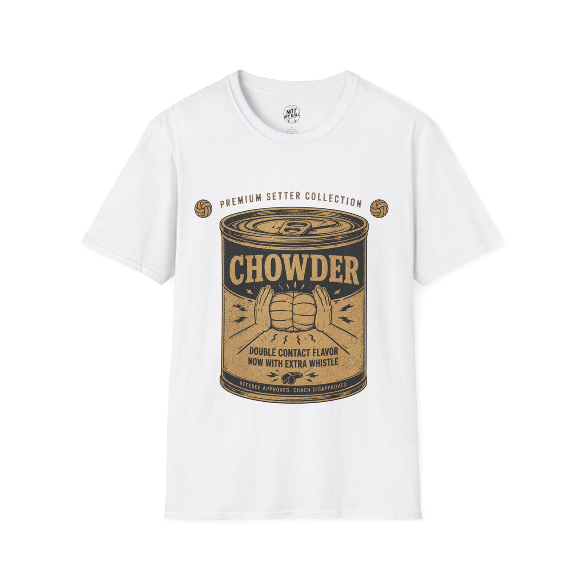 Chowder Can Volleyball T-Shirt
