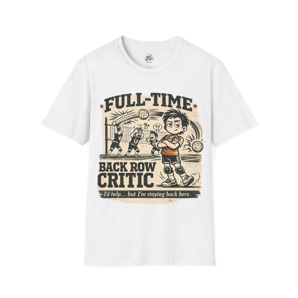 FT Back Row Critic Volleyball T-Shirt