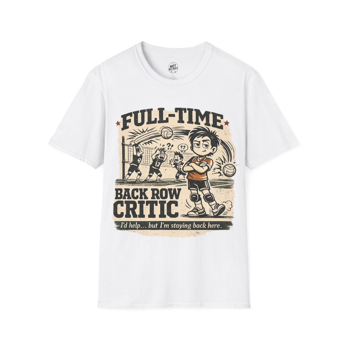 FT Back Row Critic Volleyball T-Shirt