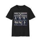 How To Survive Tagged Volleyball T-Shirt