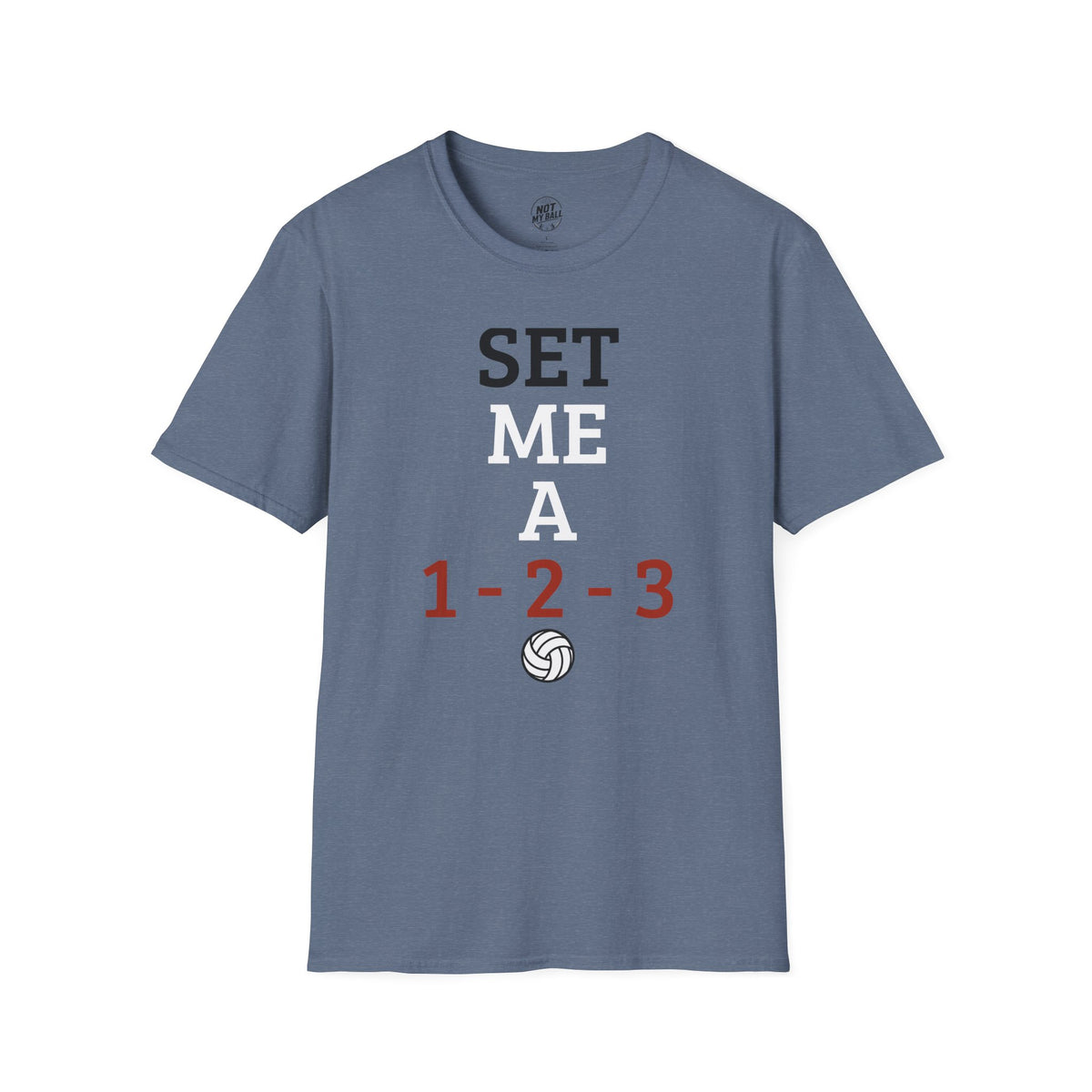Set Me a 123 Volleyball T-Shirt