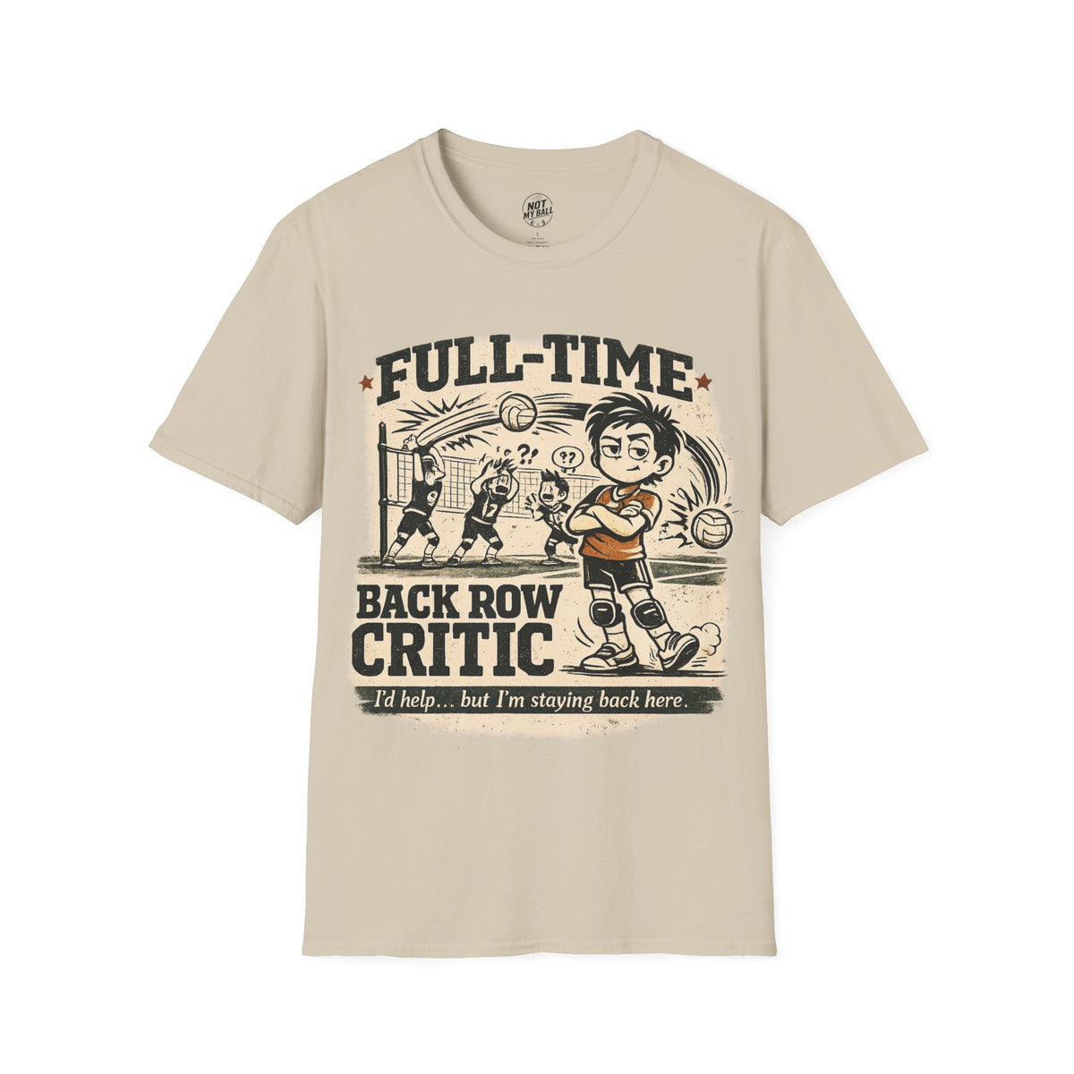 FT Back Row Critic Volleyball T-Shirt