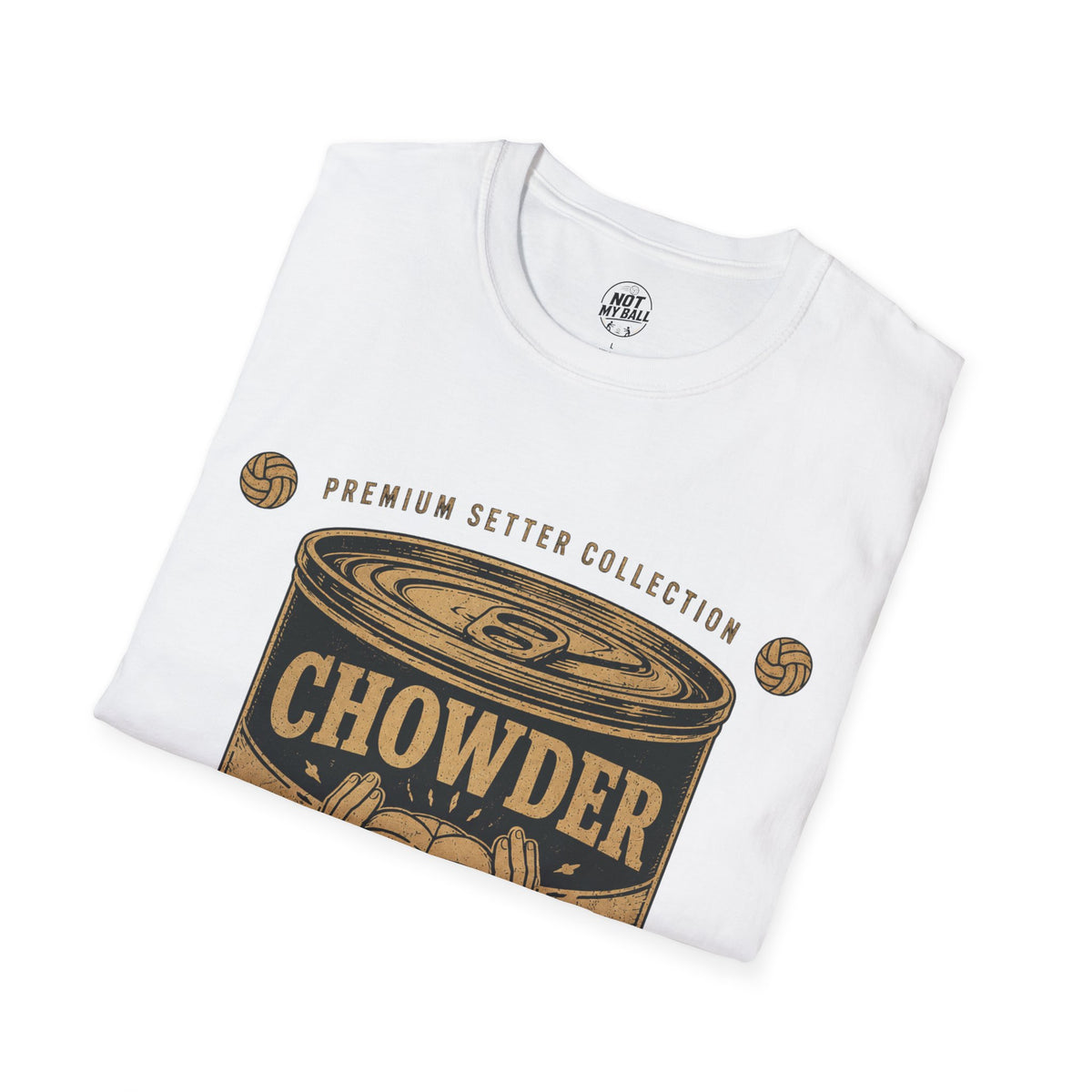 Chowder Can Volleyball T-Shirt