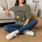 Out Means Out Duck Volleyball T-Shirt