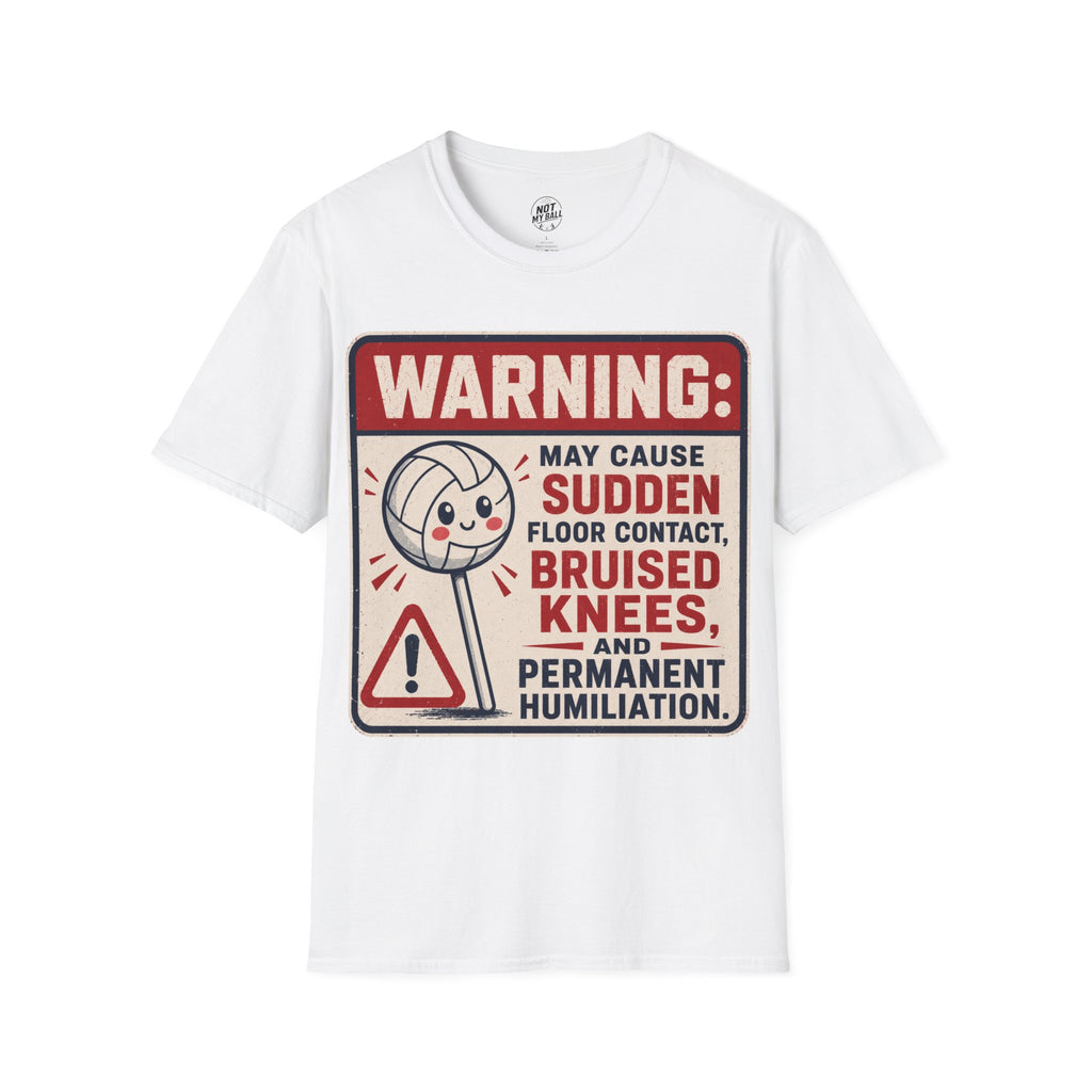 Lollipop Warning Volleyball T-Shirt
